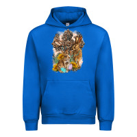 Cobalt Western Rabbit with Crosses Urban Hoodie - LillyAllenDesigns