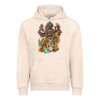 Sandshell Western Rabbit with Crosses Urban Hoodie - LillyAllenDesigns