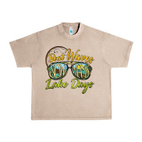 French Oak boat waves sun rays lake days Urban Heavy Tee - BarkalooDesign