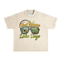 Sandshell boat waves sun rays lake days Urban Heavy Tee - BarkalooDesign