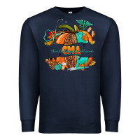 Navy cma pumpkin nurse Premium Sweatshirt - NancyCooperArtShop