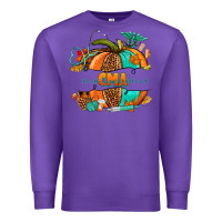 Purple cma pumpkin nurse Premium Sweatshirt - NancyCooperArtShop