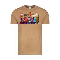Vintage Camel this teacher wears her heart on her sleeve Vintage Tee - Zillion Design Studio