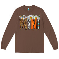 Chestnut western daisies mini Long Sleeve Tee - HRA Design Shop