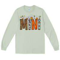 Matcha western daisies mini Long Sleeve Tee - HRA Design Shop