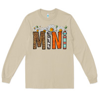 Mushroom western daisies mini Long Sleeve Tee - HRA Design Shop