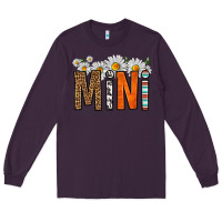 Plum western daisies mini Long Sleeve Tee - HRA Design Shop