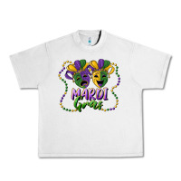 Lunar Rock mardi gras mask and beads Urban Heavy Tee - RanaPortraitStore