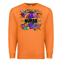 Carrot halloween nurse pumpkin Premium Sweatshirt - NancyCooperArtShop