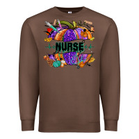 Chestnut halloween nurse pumpkin Premium Sweatshirt - NancyCooperArtShop