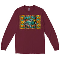 Burgundy life is better in the country skinny metal can holder Long Sleeve Tee - HRA Design Shop