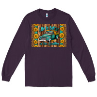 Plum life is better in the country skinny metal can holder Long Sleeve Tee - HRA Design Shop