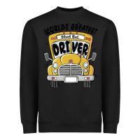 Black worlds greatest school bus driver Heavyweight Sweatshirt - MaliasSmallBusiness