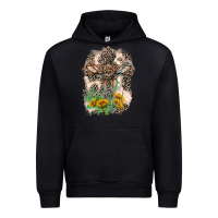 Black Western with Crosses Urban Hoodie - LillyAllenDesigns
