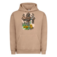 Pigment Burro Western with Crosses Urban Hoodie - LillyAllenDesigns