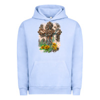 Pigment Grape Ice Western with Crosses Urban Hoodie - LillyAllenDesigns