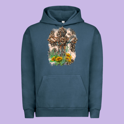 Western With Crosses Urban Hoodie Designed By Lillyallendesigns