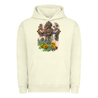 Pigment Pistachio Western with Crosses Urban Hoodie - LillyAllenDesigns