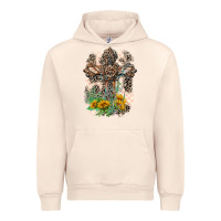 Sandshell Western with Crosses Urban Hoodie - LillyAllenDesigns