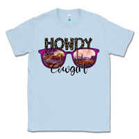 Dusty Blue howdy cowgirl Classic Tee - SublimationCraftShop