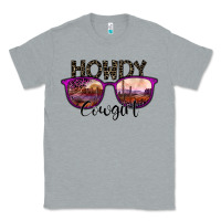 Heather Grey howdy cowgirl Classic Tee - SublimationCraftShop