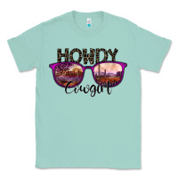 Seafoam howdy cowgirl Classic Tee - SublimationCraftShop