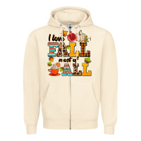 Sandshell i love fall most of all Zipper Hoodie - AdoDesignShop