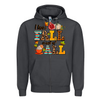 Smoke i love fall most of all Zipper Hoodie - AdoDesignShop