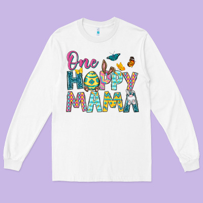 One Hoppy Mama Long Sleeve Tee Designed By Neo Western
