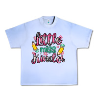 Little Miss Kindergarten Urban Heavy Tee | Teevron