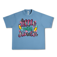 Pebble Blue little miss kindergarten Urban Heavy Tee - Zillion Design Studio