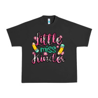 Pigment Black little miss kindergarten Urban Heavy Tee - Zillion Design Studio