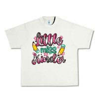 Pistachio little miss kindergarten Urban Heavy Tee - Zillion Design Studio
