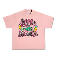Salmon little miss kindergarten Urban Heavy Tee - Zillion Design Studio