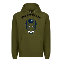 Army Green Purrrsist Premium Hoodie - Bettercallsaul