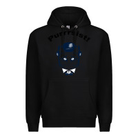 Black Purrrsist Premium Hoodie - Bettercallsaul