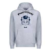 Heather Grey Purrrsist Premium Hoodie - Bettercallsaul