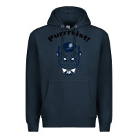 Navy Purrrsist Premium Hoodie - Bettercallsaul