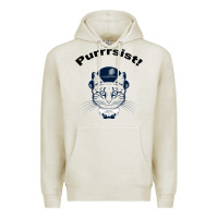 Oatmeal Heather Purrrsist Premium Hoodie - Bettercallsaul