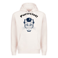 Pale Pink Purrrsist Premium Hoodie - Bettercallsaul