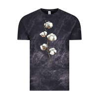 Cloud Black cotton Vintage Tee - BarkalooDesign
