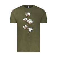 Vintage Olive cotton Vintage Tee - BarkalooDesign