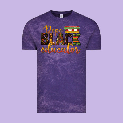 Vintage Tee dope black educator