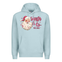 Blue Mist santa and co Premium Hoodie - MaliasSmallBusiness