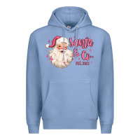 Colony Blue santa and co Premium Hoodie - MaliasSmallBusiness