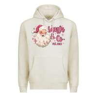 Oatmeal Heather santa and co Premium Hoodie - MaliasSmallBusiness
