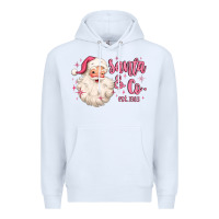 White santa and co Premium Hoodie - MaliasSmallBusiness
