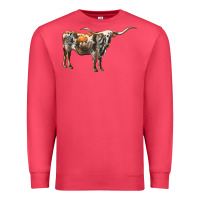 Cardinal Texas Longhorn Cow Premium Sweatshirt - LillyAllenDesigns