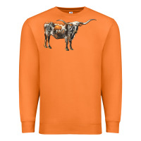 Carrot Texas Longhorn Cow Premium Sweatshirt - LillyAllenDesigns