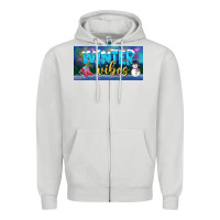 Dove Grey winter vibes license plate Zipper Hoodie - BundleAndBundleShop